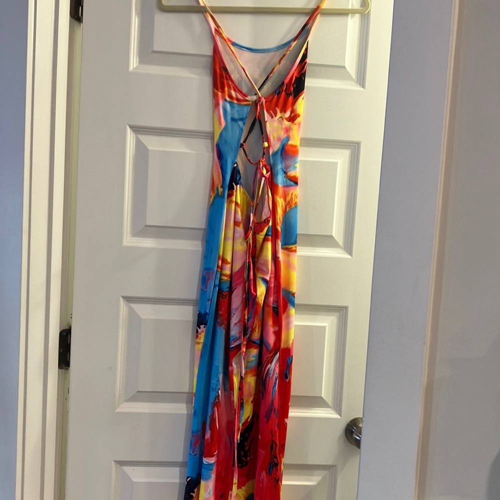 SHEIN Colorful Maxi Dress